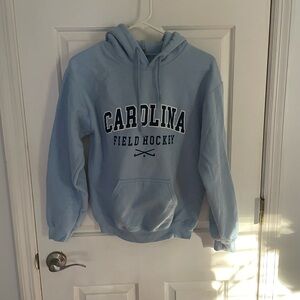 Gildan Carolina Field Hockey Hoodie in Light Blue